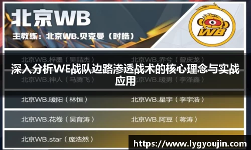 深入分析WE战队边路渗透战术的核心理念与实战应用